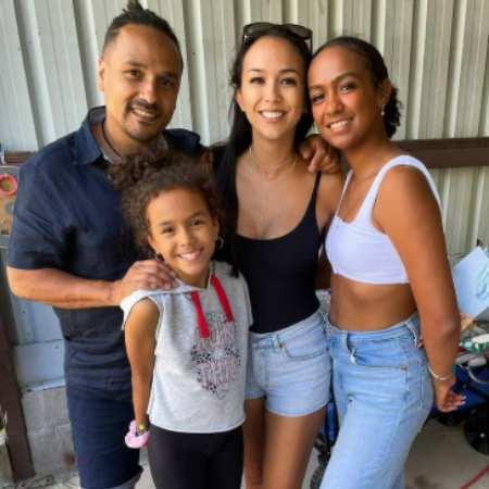 Latisha Clark with her family.